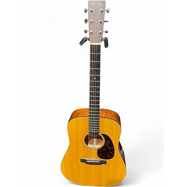 Used Martin D18 Natural Acoustic Guitar