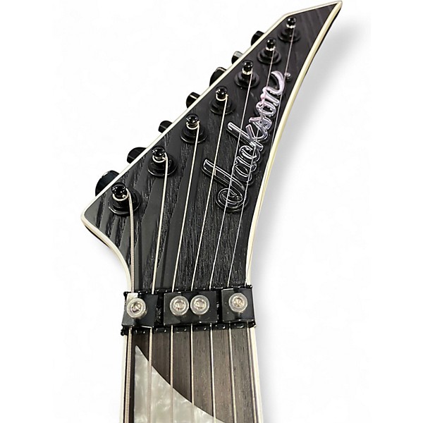 Used Jackson SL7 JEFF LOOMIS BLACK Solid Body Electric Guitar