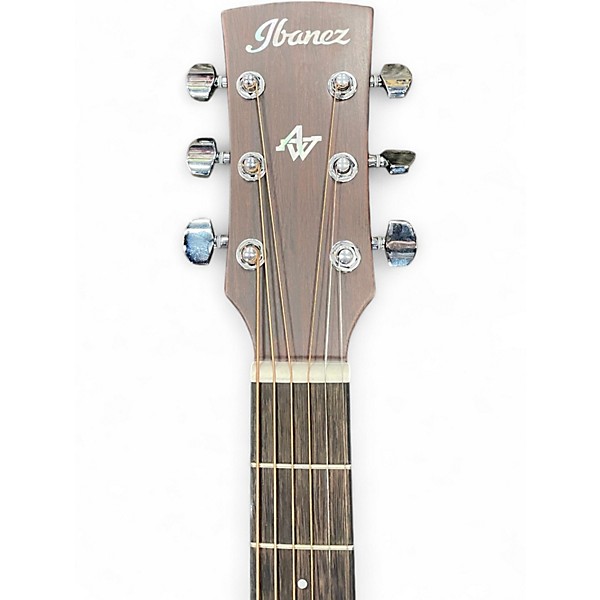 Used Ibanez AW54CE Natural Acoustic Electric Guitar