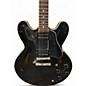 Used Gibson ES335 Dot Reissue Trans Black Hollow Body Electric Guitar