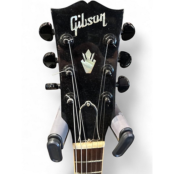 Used Gibson ES335 Dot Reissue Trans Black Hollow Body Electric Guitar