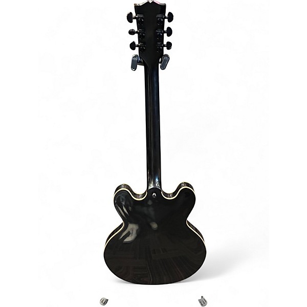 Used Gibson ES335 Dot Reissue Trans Black Hollow Body Electric Guitar