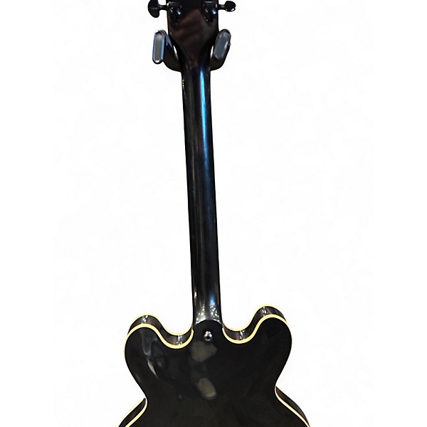Used Gibson ES335 Dot Reissue Trans Black Hollow Body Electric Guitar
