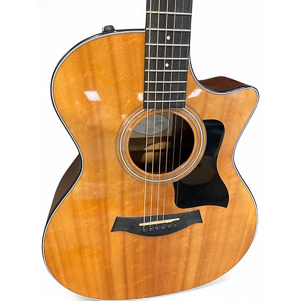 Used 2013 Taylor 314CE Natural Acoustic Electric Guitar