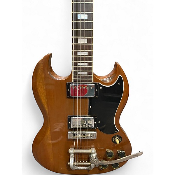 Vintage 1970s Gibson  SG Walnut Solid Body Electric Guitar