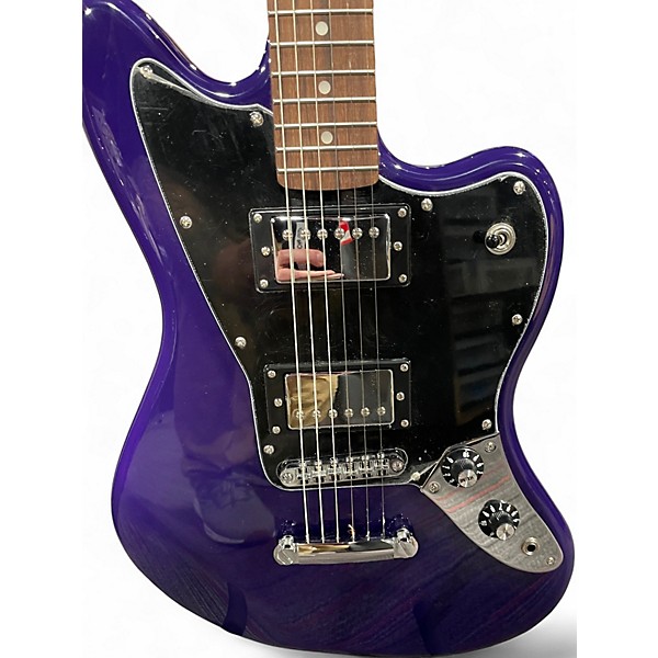 Used East Coast  J-Style Purple Solid Body Electric Guitar