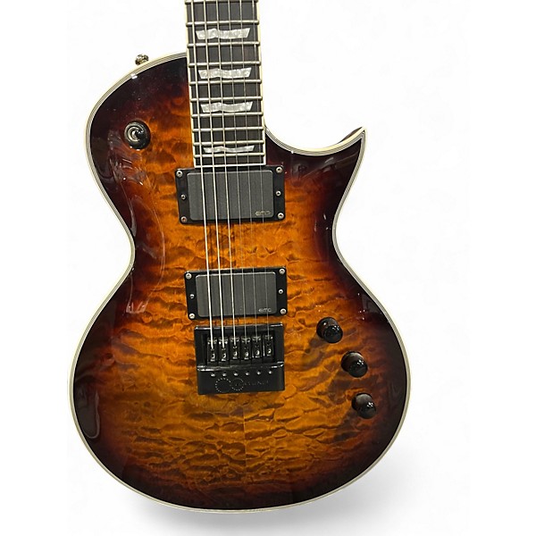 Used ESP EC1000 Evertune Sunburst Solid Body Electric Guitar