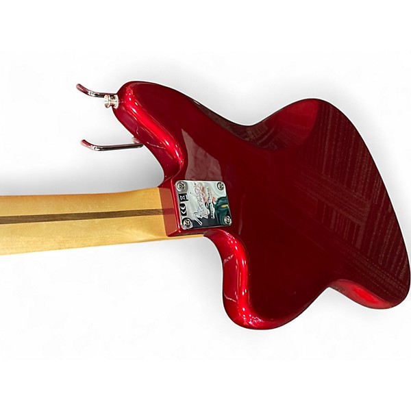 Used Fender Limited Edition American Standard Jazzmaster With Bigsby Vib Candy Apple Red Metallic Solid Body Electric Guitar
