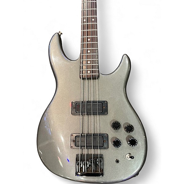 Used Peavey DYNA-BASS Metallic Gray Electric Bass Guitar