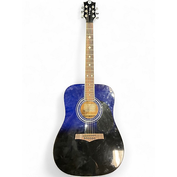 Used Randy Jackson Studio Series Blue Acoustic Guitar