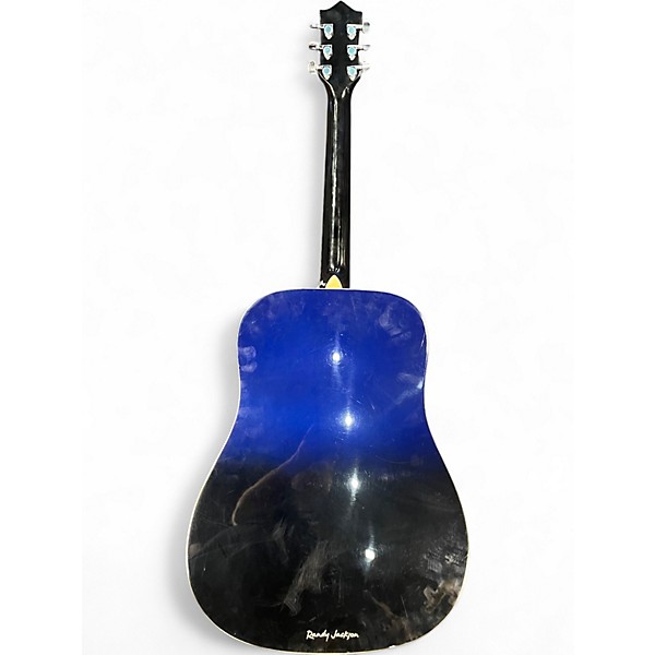 Used Randy Jackson Studio Series Blue Acoustic Guitar