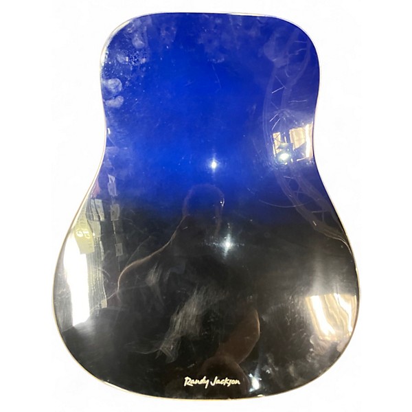 Used Randy Jackson Studio Series Blue Acoustic Guitar