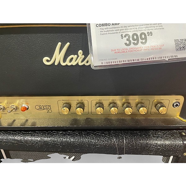 Used Marshall Origin 20C Tube Guitar Combo Amp