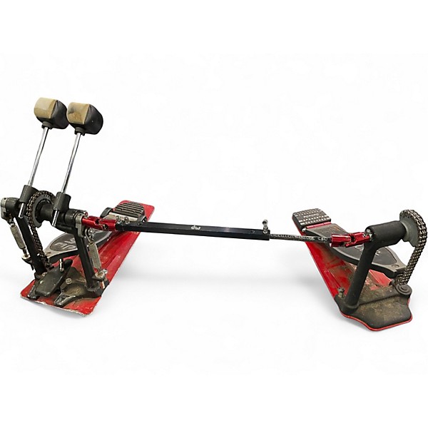 Used DW 5000 Series Double Double Bass Drum Pedal