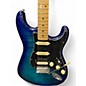 Used Fender Limited Edition Player Stratocaster HSS Plus Top Blue Burst Solid Body Electric Guitar