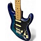 Used Fender Limited Edition Player Stratocaster HSS Plus Top Blue Burst Solid Body Electric Guitar