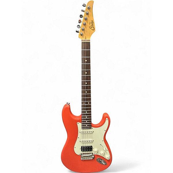 Used Suhr CLASSIC S Orange Solid Body Electric Guitar