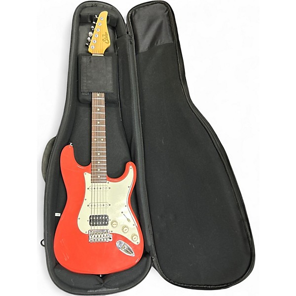 Used Suhr CLASSIC S Orange Solid Body Electric Guitar