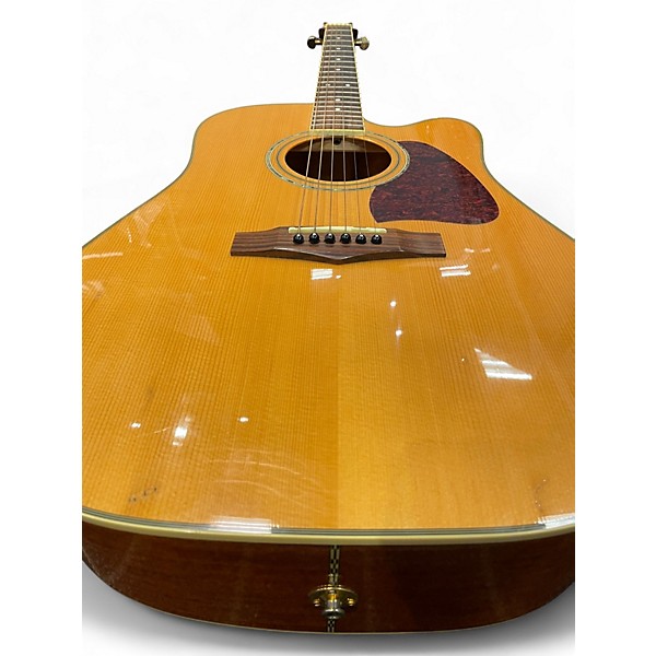 Used Ibanez 2002 AW100CE Natural Acoustic Electric Guitar