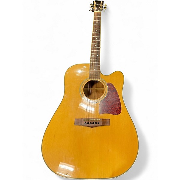 Used Ibanez 2002 AW100CE Natural Acoustic Electric Guitar