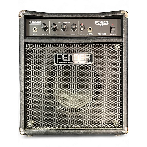 Used Fender Rumble 15 15W 1X8 Bass Combo Amp