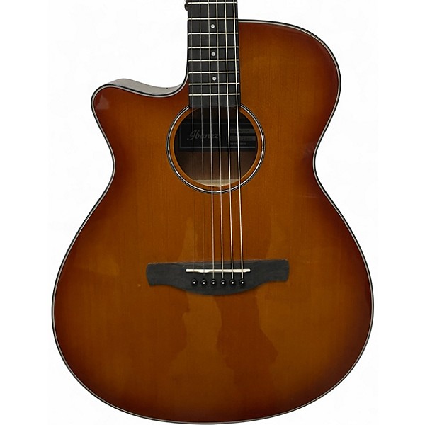 Used Ibanez AEG58L Antique Natural Acoustic Electric Guitar