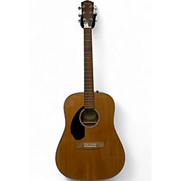 Used Fender CD60 Dreadnought Natural Acoustic Guitar