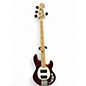 Used Sterling by Music Man Ray4 Metallic Red Electric Bass Guitar thumbnail