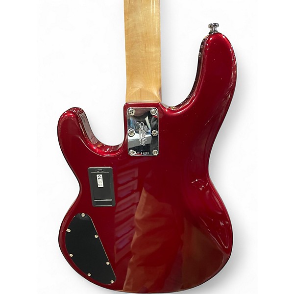 Used Sterling by Music Man Ray4 Metallic Red Electric Bass Guitar