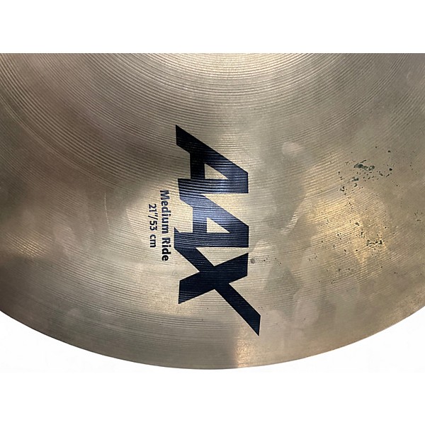 Used SABIAN 21in AAX Medium Ride Cymbal