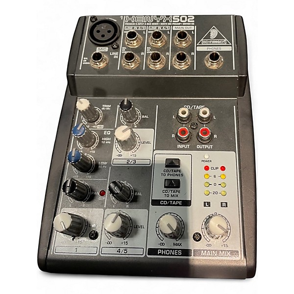 Used Behringer XENYX502 Unpowered Mixer