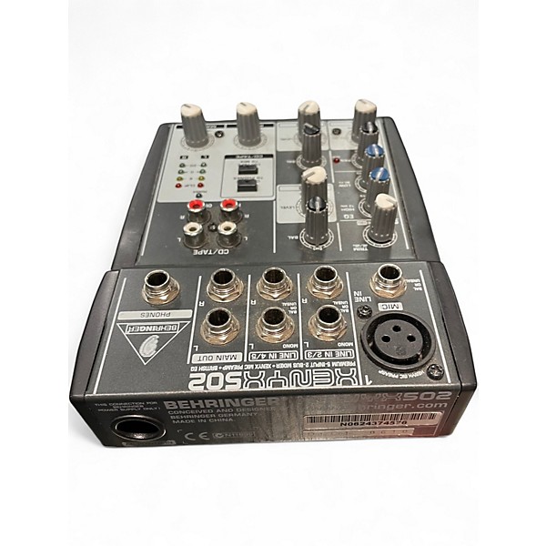 Used Behringer XENYX502 Unpowered Mixer
