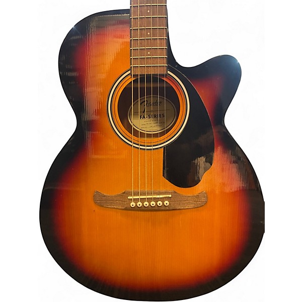 Used Fender FA135CE Concert 2 Color Sunburst Acoustic Electric Guitar