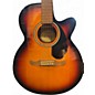 Used Fender FA135CE Concert 2 Color Sunburst Acoustic Electric Guitar