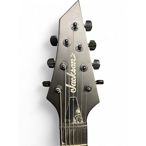 Used Jackson js22-7 kv Satin Black Solid Body Electric Guitar