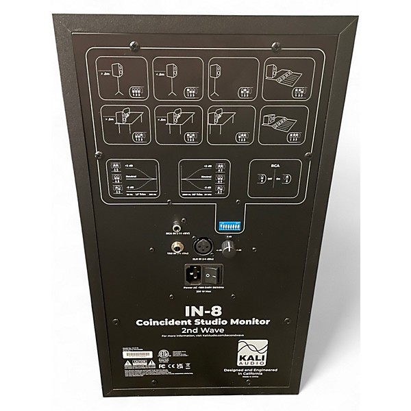 Used Kali Audio IN-8 V2 8" 3-Way Powered Studio Monitor Pair Powered Monitor