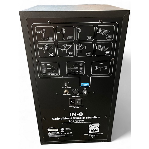 Used Kali Audio IN-8 V2 8" 3-Way Powered Studio Monitor Pair Powered Monitor