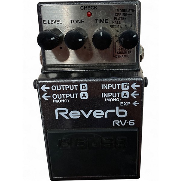 Used BOSS RV6 Digital Reverb Effect Pedal