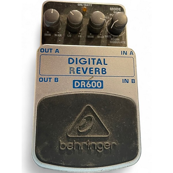 Used Behringer DR600 Digital Stereo Reverb Effect Pedal