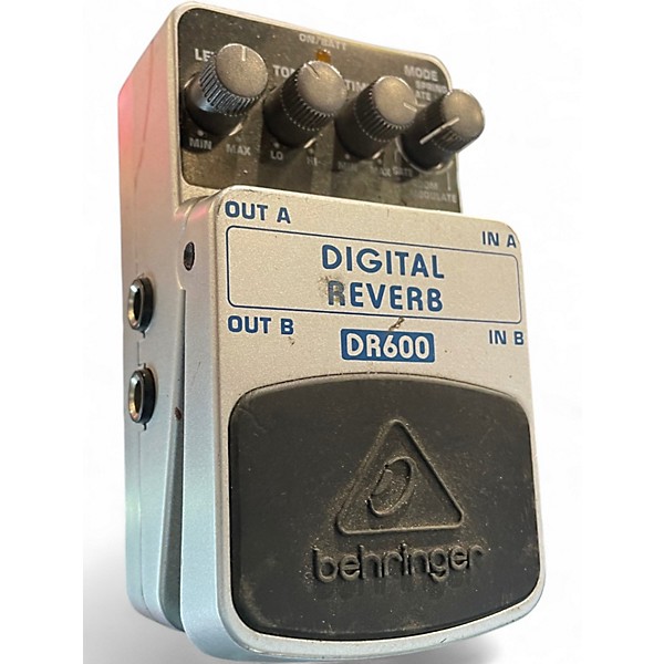 Used Behringer DR600 Digital Stereo Reverb Effect Pedal