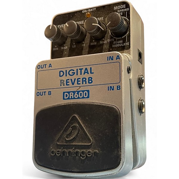 Used Behringer DR600 Digital Stereo Reverb Effect Pedal