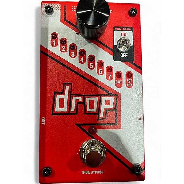 Used DigiTech The Drop Polyphonic Drop Tune Pitch-Shifter Effect Pedal