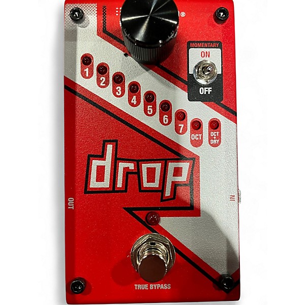 Used DigiTech The Drop Polyphonic Drop Tune Pitch-Shifter Effect Pedal