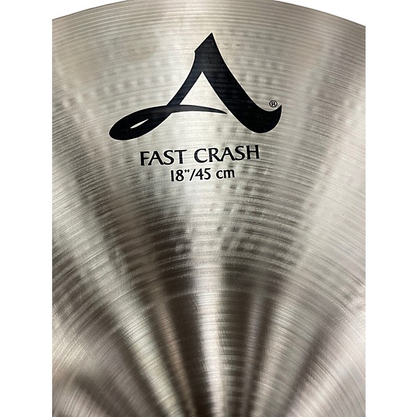 Used Zildjian 18in A Series Fast Crash Cymbal