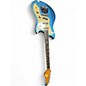 Used Cave & Canary meteor Electron Blue Metallic Solid Body Electric Guitar thumbnail