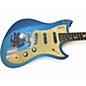 Used Cave & Canary meteor Electron Blue Metallic Solid Body Electric Guitar