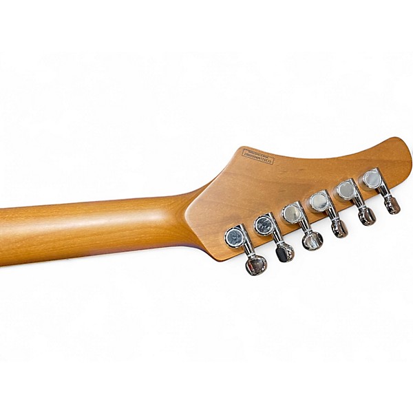 Used Cave & Canary meteor Electron Blue Metallic Solid Body Electric Guitar