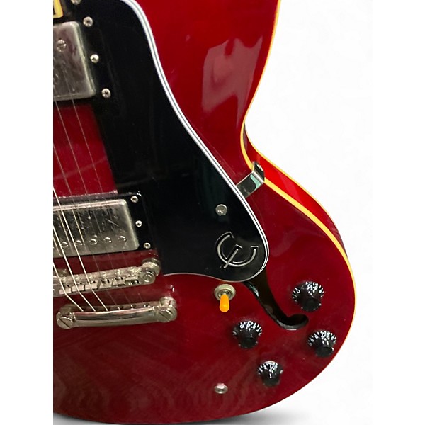Used Epiphone ES335 Pro Cherry Hollow Body Electric Guitar