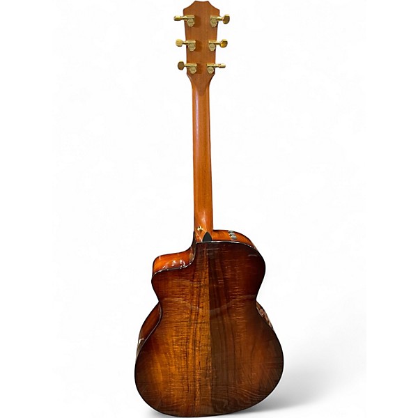 Used Taylor 224CEKDLX Shaded Edge Burst Acoustic Electric Guitar