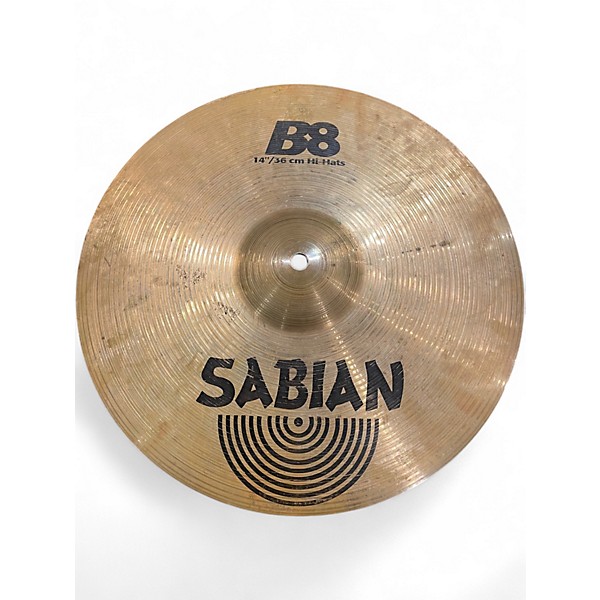 Used SABIAN 14in B8 Hi Hat Pair Cymbal